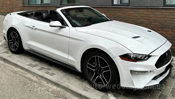 Кабріолет на весілля Ford Mustang GT 2.3 білий