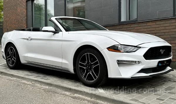 Кабріолет на весілля Ford Mustang GT 2.3 білий