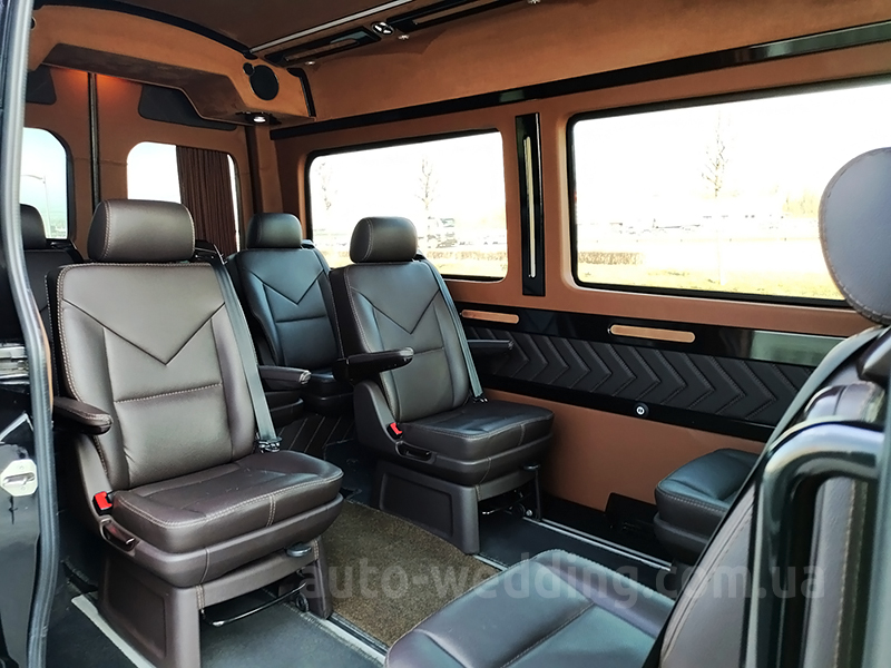 Оренда мікроавтобуса Mercedes Sprinter 8 місць на весілля у Києві