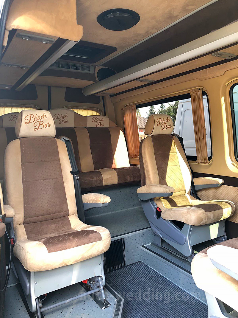 Оренда мікроавтобуса Mercedes Sprinter 10 місць на весілля