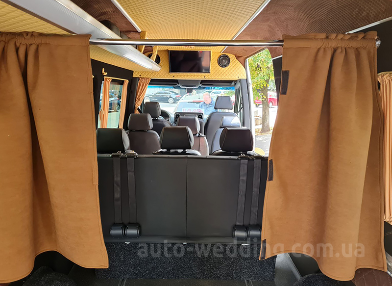 Оренда мікроавтобуса Mercedes Sprinter 12 місць на весілля у Києві