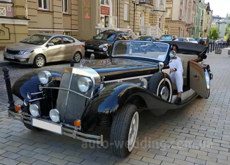 Ретро авто на весілля  Mercedes Borman 540K кабріолет
