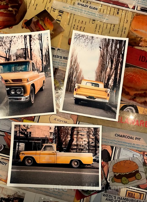 Ретро пікап GMC Food Truck оренда на зйомки реклами, відеокліпів, фотосесій і для фотозон у Києві