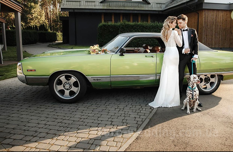 Ретро авто на весілля Chrysler New York