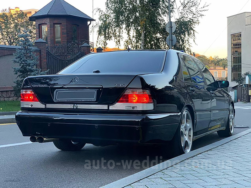 Ретро авто на весілля Мерседес W140 S600 S7.3 V12 Brabus