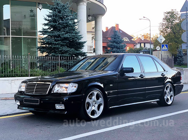 Ретро авто на весілля Мерседес W140 S600 S7.3 V12 Brabus