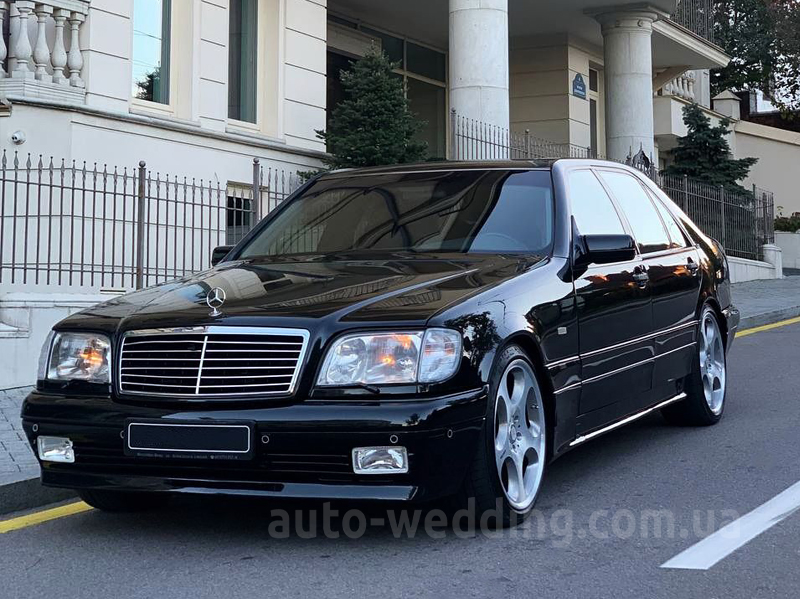 Ретро авто на весілля Мерседес W140 S600 S7.3 V12 Brabus