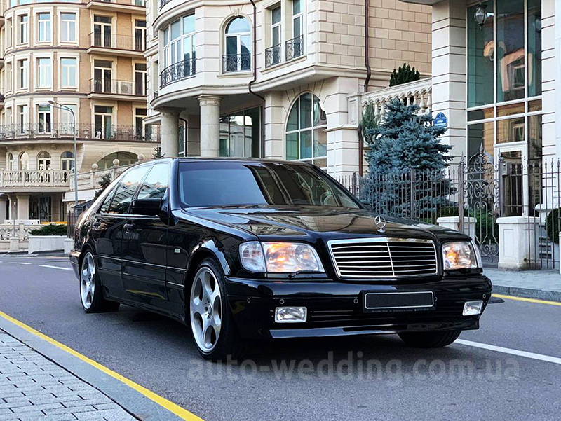 Ретро авто на весілля Мерседес W140 S600 S7.3 V12 Brabus