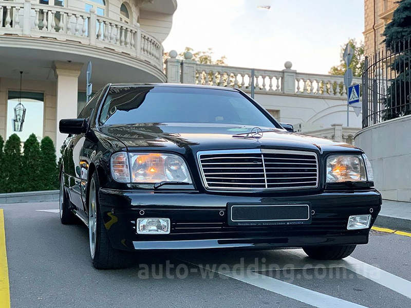Ретро авто на весілля Мерседес W140 S600 S7.3 V12 Brabus