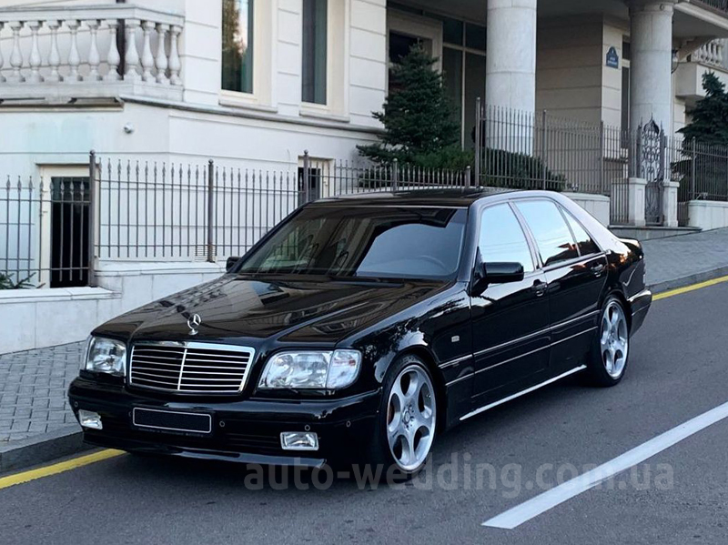 Ретро авто на весілля Мерседес W140 S600 S7.3 V12 Brabus