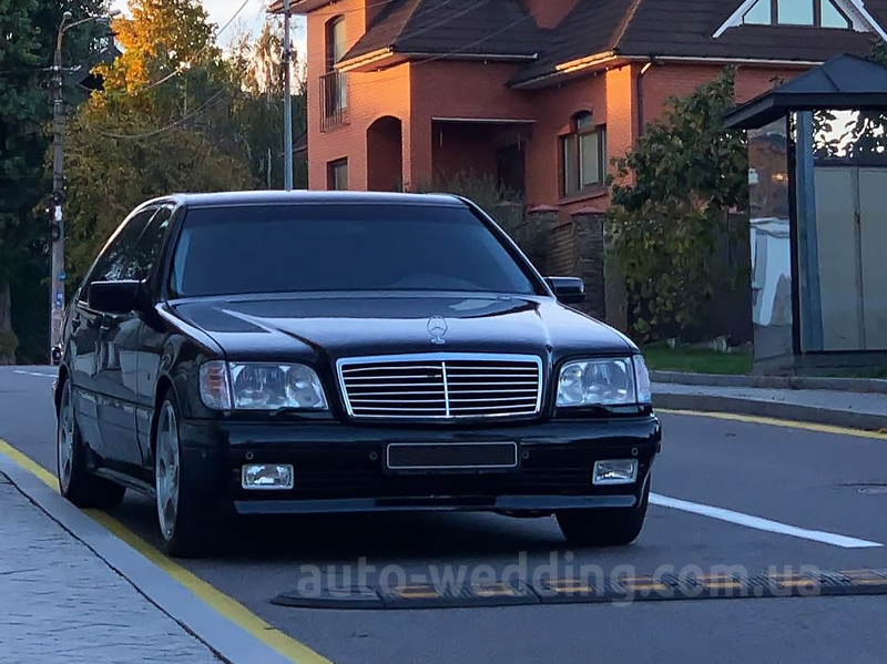 Ретро авто на весілля Мерседес W140 S600 S7.3 V12 Brabus