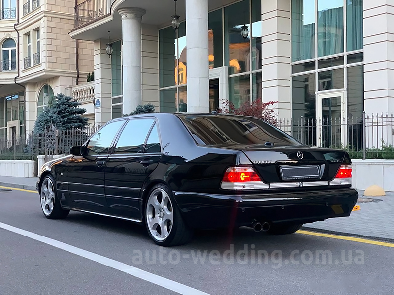 Ретро авто на весілля Мерседес W140 S600 S7.3 V12 Brabus