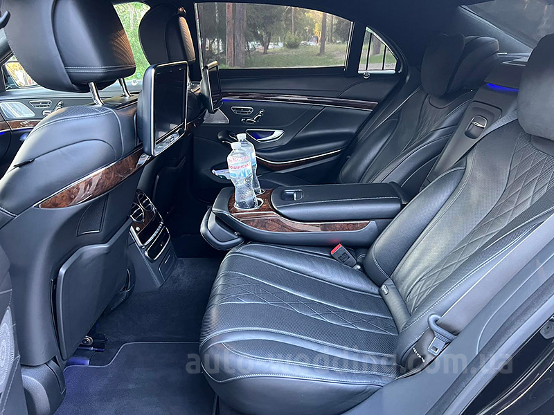 Оренда авто Mercedes W222 S350L на весілля  з водієм Київ