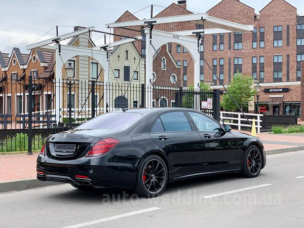 Прокат авто на весілля Mercedes W222 S63 AMG 4MATIC Restyling