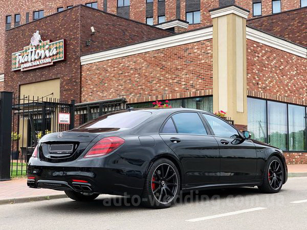 Прокат авто на весілля Mercedes W222 S63 AMG 4MATIC Restyling