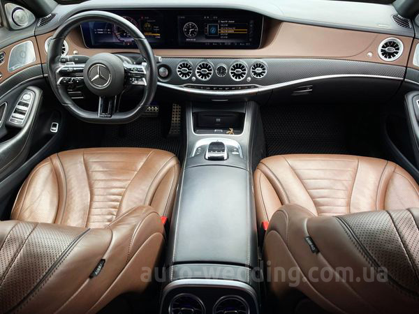 Прокат авто на весілля Mercedes W222 S63 AMG 4MATIC Restyling