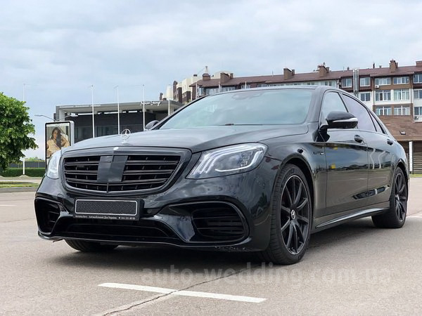 Прокат авто на весілля Mercedes W222 S63 AMG 4MATIC Restyling