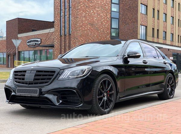 Прокат авто на весілля Mercedes W222 S63 AMG 4MATIC Restyling