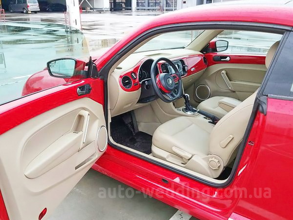 Авто на весілля Volkswagen Beetle червоний у Києві