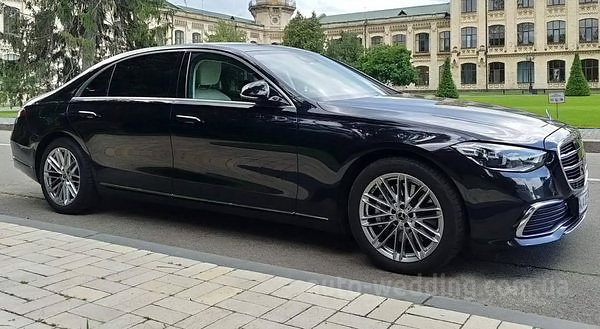 Оренда автомобіля Mercedes-Benz W223 на весілля з водієм у Києві