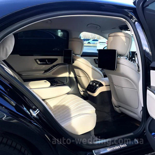 Оренда автомобіля Mercedes-Benz W223 на весілля з водієм у Києві