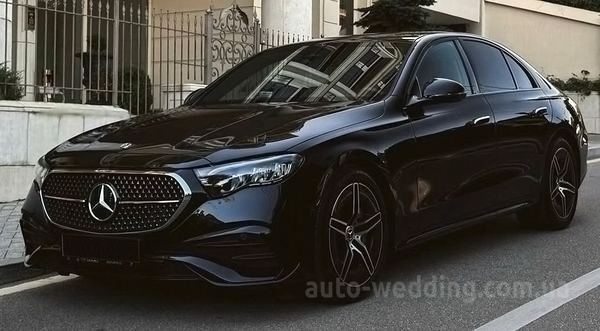 Оренда автомобіля Мерседес W214 на весілля з водієм у Києві