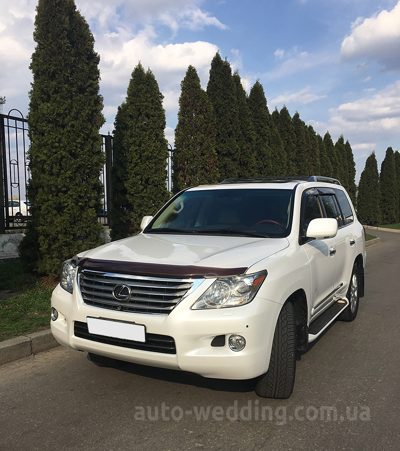Позашляховик на весілля Lexus LX570 білий