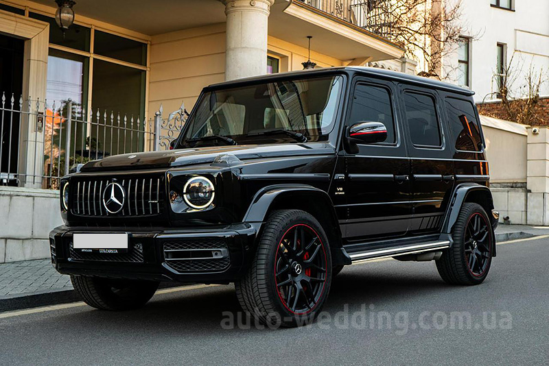 Позашляховик гелик на весілля Mercedes-Benz Gelentwagen G63 AMG кубик
