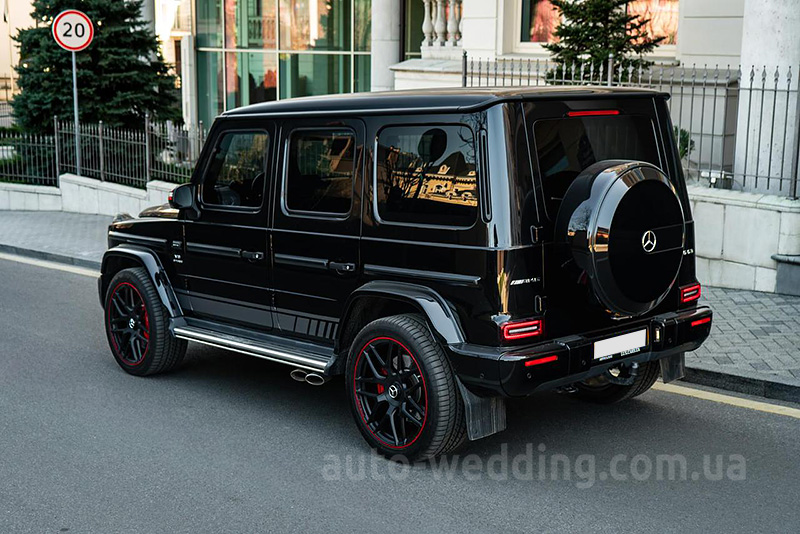 Джип на весілля Mercedes-Benz Gelentwagen G63 AMG кубик гелік з водієм у Києві