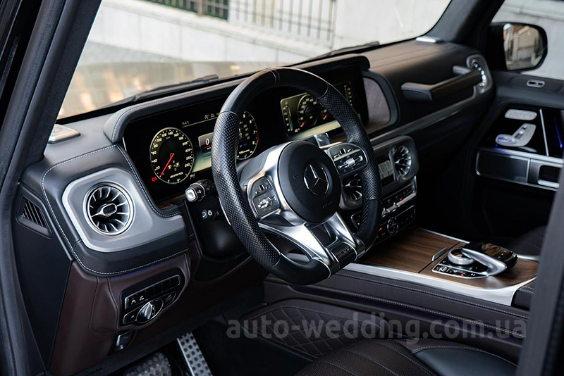 Джип на весілля Mercedes-Benz Gelentwagen G63 AMG кубик гелік з водієм у Києві