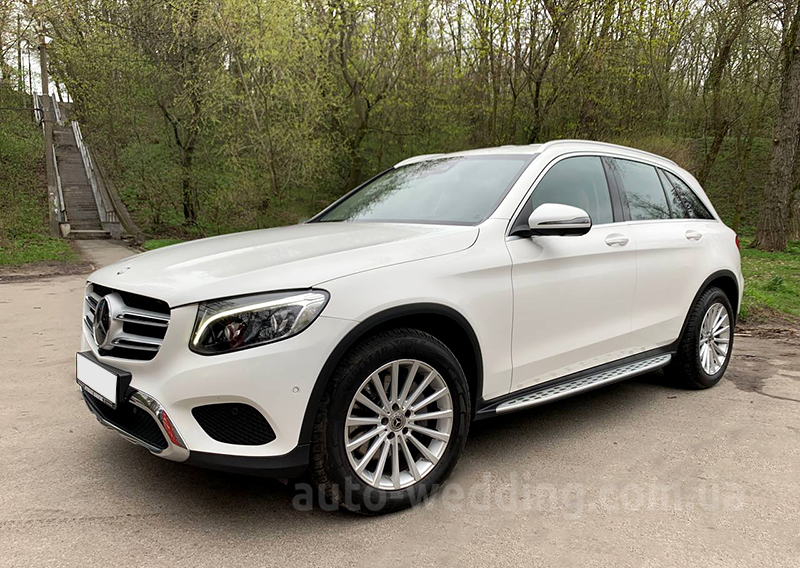 Позашляховик джип на весілля Mercedes Benz GLС 250d білий