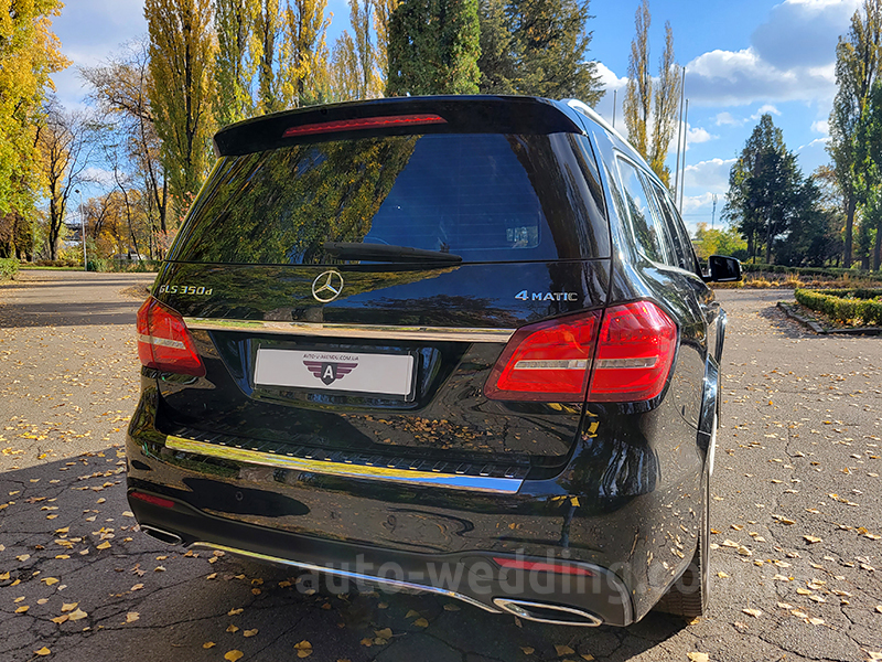 Позашляховик джип на весілля Mercedes Benz GLS 350d AMG 4MATIC чорний 6 місць у Києві