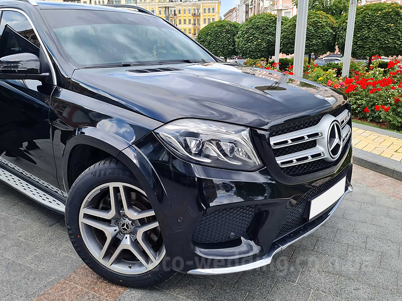 Позашляховик джип на весілля Mercedes Benz GLS 350d AMG 4MATIC чорний 6 місць у Києві