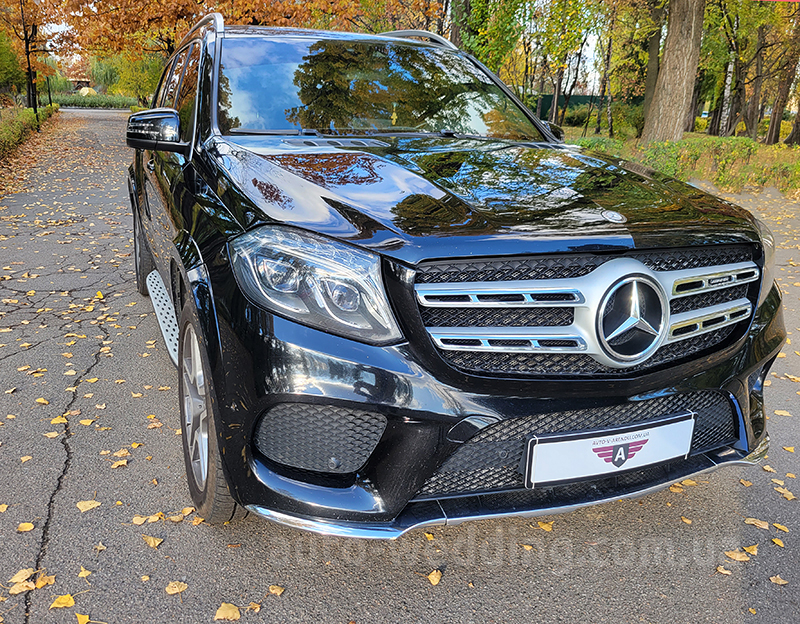 Позашляховик джип на весілля Mercedes Benz GLS 350d AMG 4MATIC чорний 6 місць у Києві