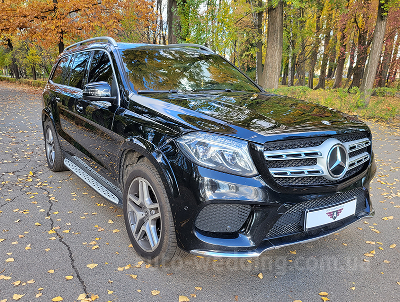 Позашляховик джип на весілля Mercedes Benz GLS 350d AMG 4MATIC чорний 6 місць у Києві
