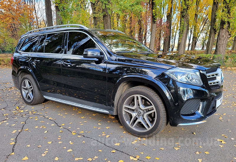 Позашляховик джип на весілля Mercedes Benz GLS 350d AMG 4MATIC чорний 6 місць у Києві