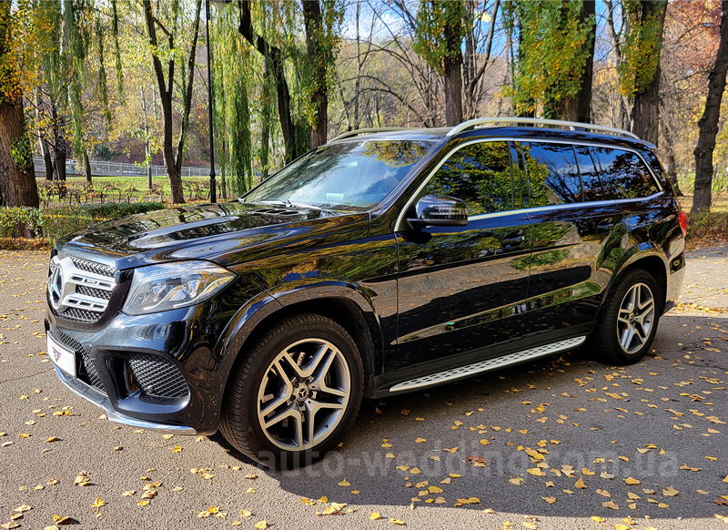 Позашляховик джип на весілля Mercedes Benz GLS 350d AMG 4MATIC чорний 6 місць у Києві
