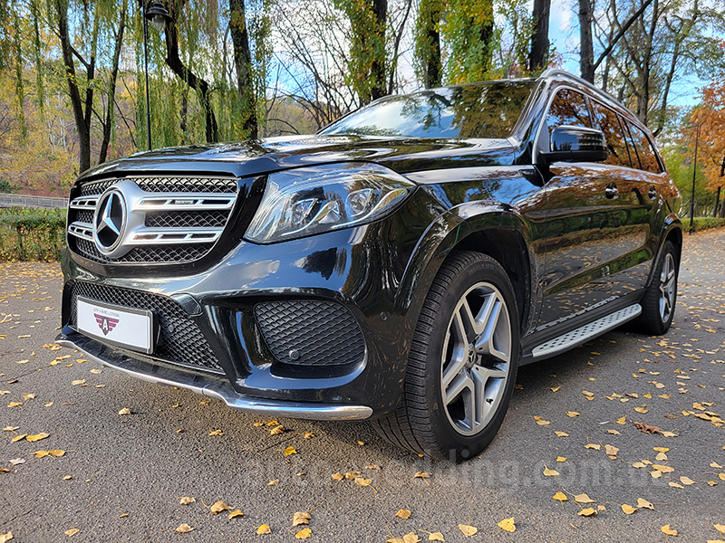 Позашляховик джип на весілля Mercedes Benz GLS 350d AMG 4MATIC чорний 6 місць у Києві