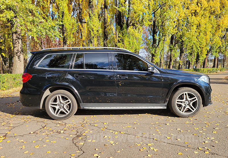 Позашляховик джип на весілля Mercedes Benz GLS 350d AMG 4MATIC чорний 6 місць у Києві