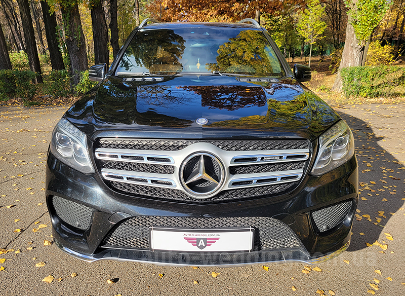 Позашляховик джип на весілля Mercedes Benz GLS 350d AMG 4MATIC чорний 6 місць у Києві
