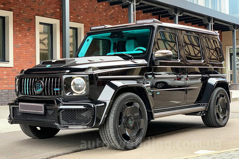 Позашляховик гелик на зйомки Mercedes-Benz Gelentwagen G800 Brabus кубик