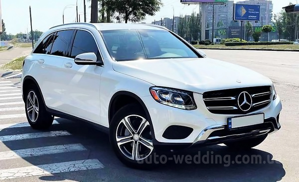 Позашляховик джип на весілля  Mercedes-Benz GLС 300 білий