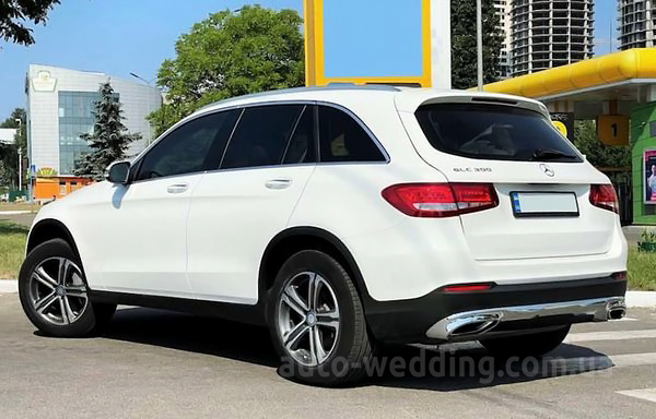 Позашляховик джип на весілля Mercedes Benz GLС 300 білий
